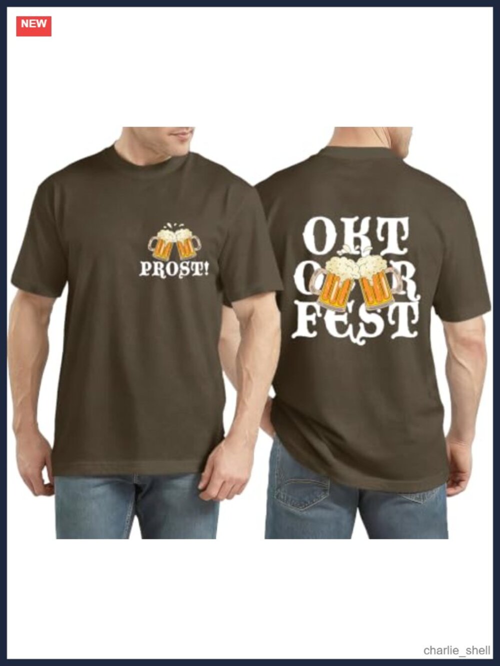 Men's Oktoberfest Love Bier Party Tee Polyester Blend Relaxed Fit Pullover